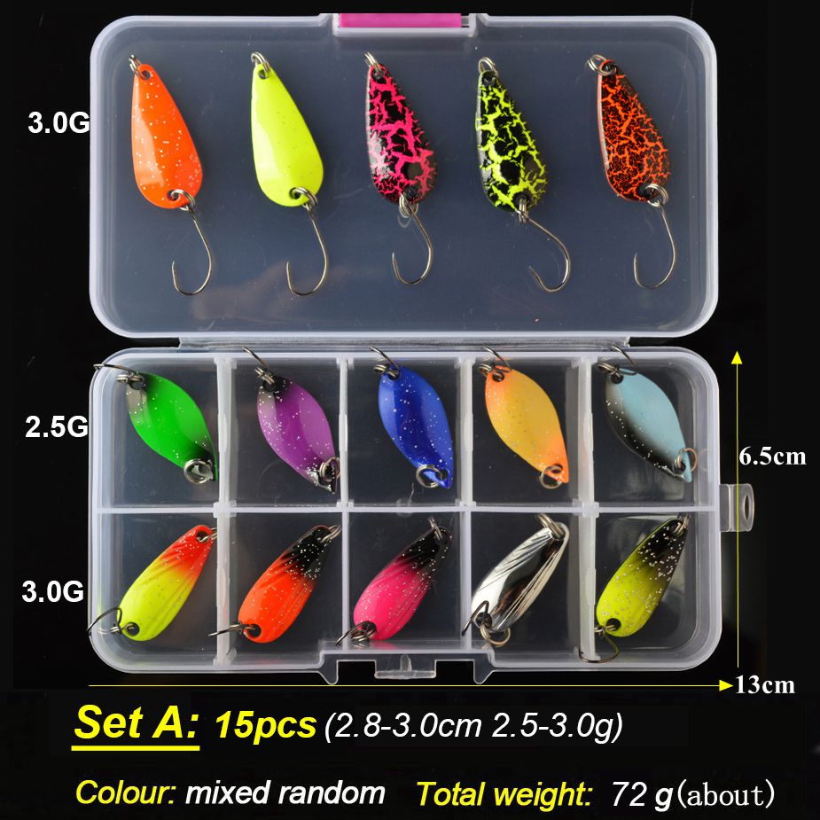 Trout Spoon Lure Set 2.5g 3g 4.5g 5g – Scarv Lures